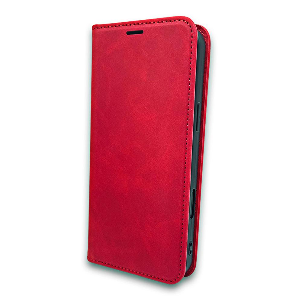 Etui Smart Suede Do Iphone 16 Pro 6,3" Czerwone