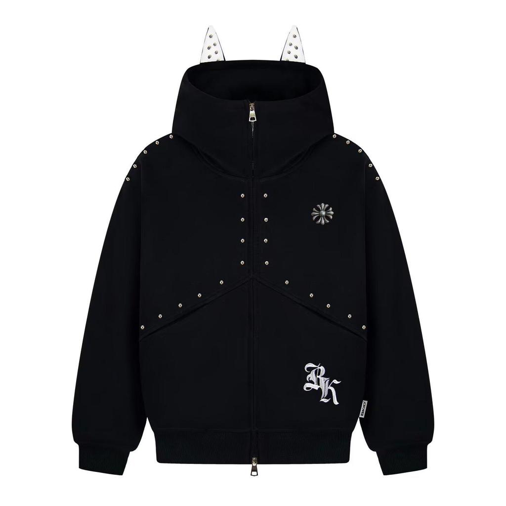 2024 Unisex Trendy Hong Kong Style Hoodie Cardigan
