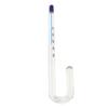 Aquarium Glass Thermometer Professional High Accuracy Crutch Shape Glass Water Thermometer for Fish