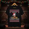 Hot Merry Christmas Jimi Hendrix Black Color Full Size Shirt Christmas PP2485
