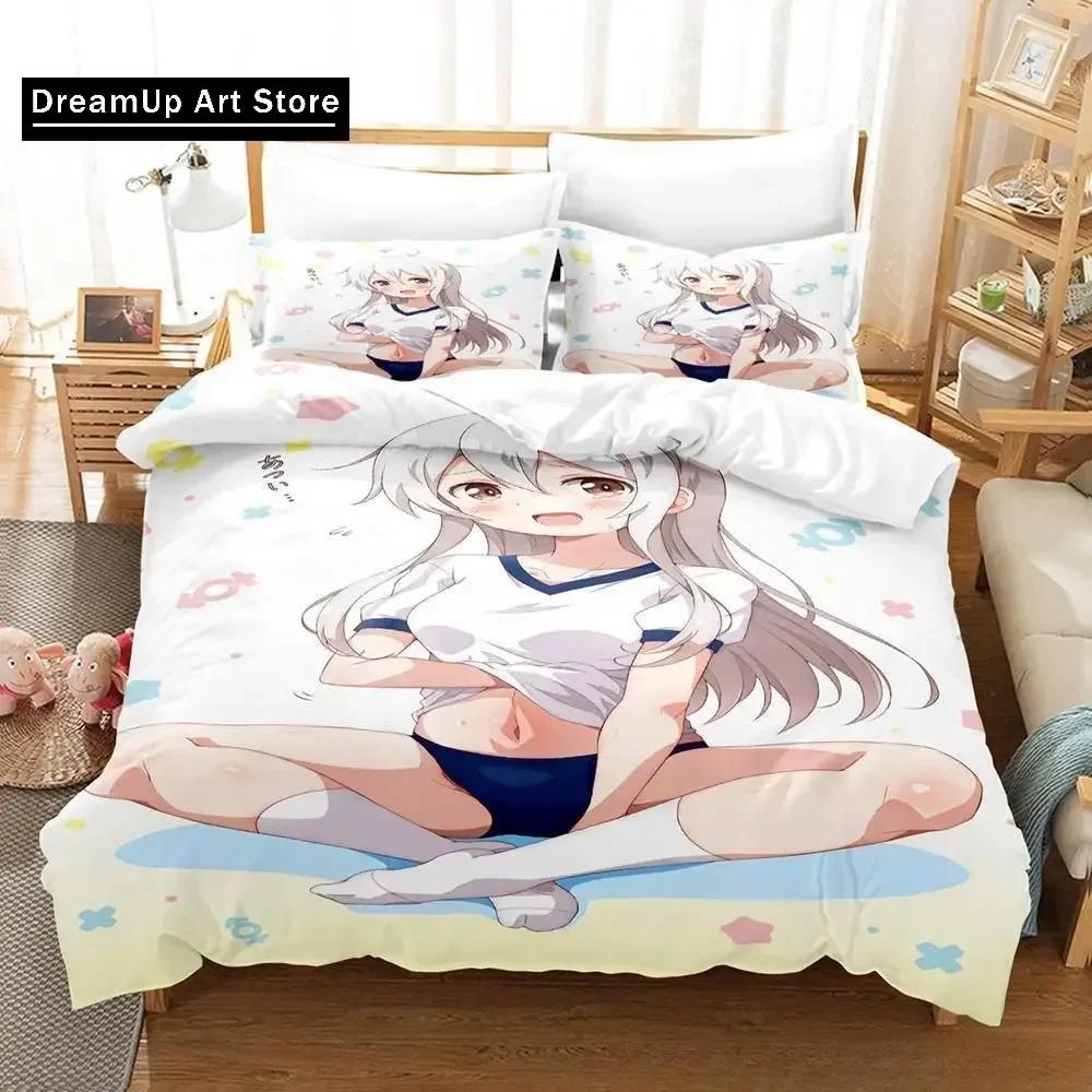Yeni Onimai Ben Artık Senin Kız Kardeşinim! Yatak Örtüsü Seti Tek Çift Tam Kraliçe King Boy Yatak Seti Yetişkin Çocuk Yatak Odası Nevresim Takımları 3D Anime