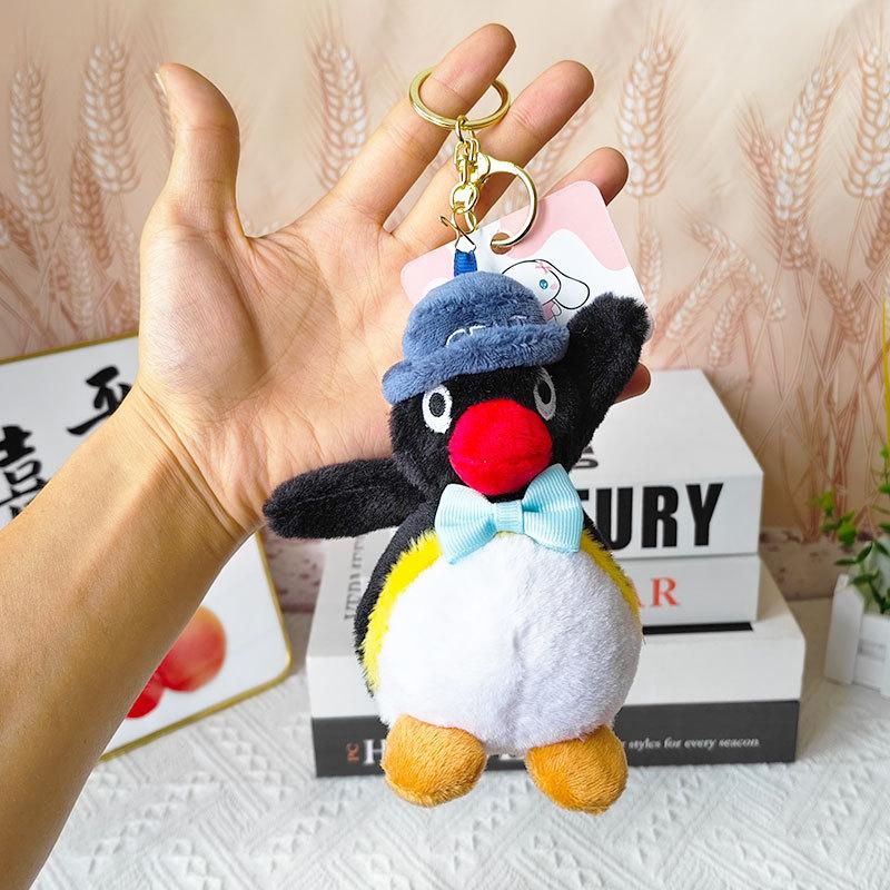 15Cm Plush Penguin Keychain Creative Dress Up Cute Stuffed Cartoon Doll Bag Pendant Charm Key Ring Toy Girl Surprise Gift
