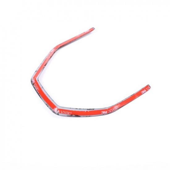 ABS Carbon fiberSteering Wheel U shape Trim For Land Rover Discovery Sport 15-19