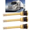 20PCS 0.625" Rim Hole Tire Valve Stem Brass Tubeless Truck Valve Durable Truck Valve Stem  Auto Shop