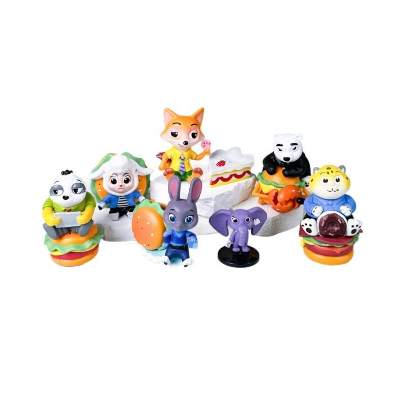 Zootopia Pvc Collectible Figures With Articulated Joints For Toy Enthusiasts