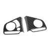 2pcs Carbon Fiber Style Steering Wheel Cover Trim For Honda CRV CR-V 2017-2021<