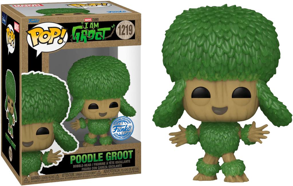 Funko Pop I Am Groot 1219 Poodle Groot Special Edition Limited Collectible Figure
