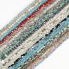 3 4 6 8mm Facettierte Rondelle Kristallglasperlen Österreich Kristall Abstandshalter Lose Perlen Für Schmuckherstellung DIY Armband Anhänger Zubehör