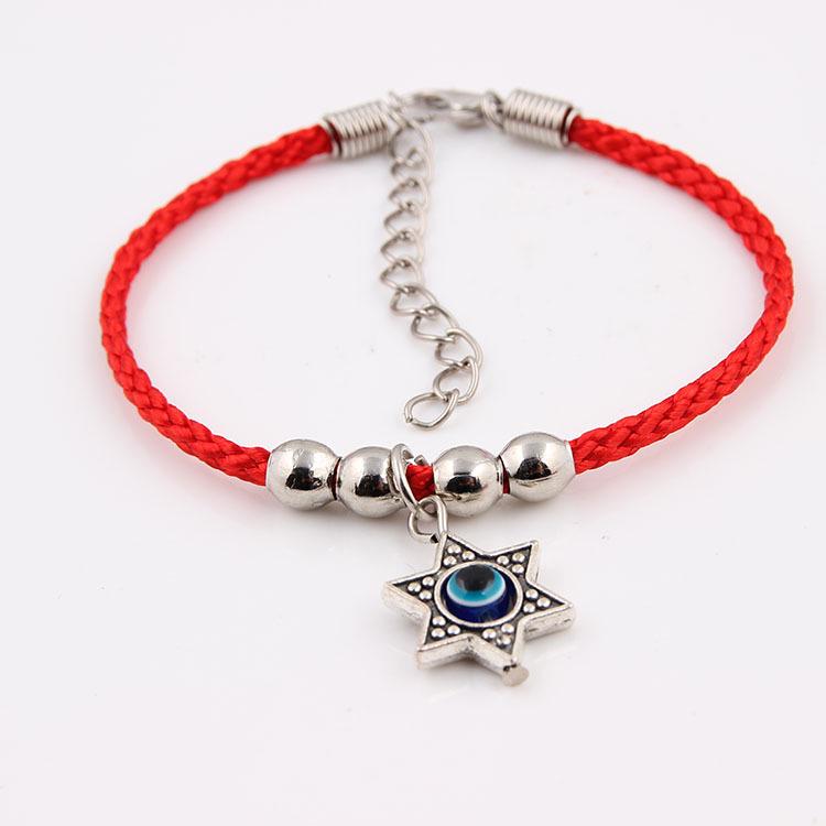 Fatima Hand Roter Achat Perlen Glücksarmband