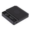 Coffee Scale with Timer 0.1g High   Rechargeable Coffee Scale with Backlit Screen Anti Slip Mat Black