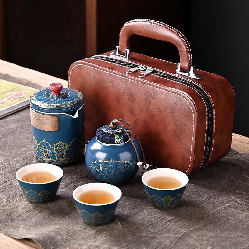 Changqi Ancient Charm Ceramic Travel Tea Set