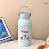 Cute Cartoon Large-Capacity Thermos Cup for Women 2024 New Model Portable Stainless Steel Cup for Students and Outdoor Use Manufacturer