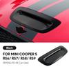 For Mini Cooper S JCW R56 R57 R58 R59 ABS Car Front Engine Hood Bonnet Vent Scoop Air Outlet Cover Trim Exterior Accessories