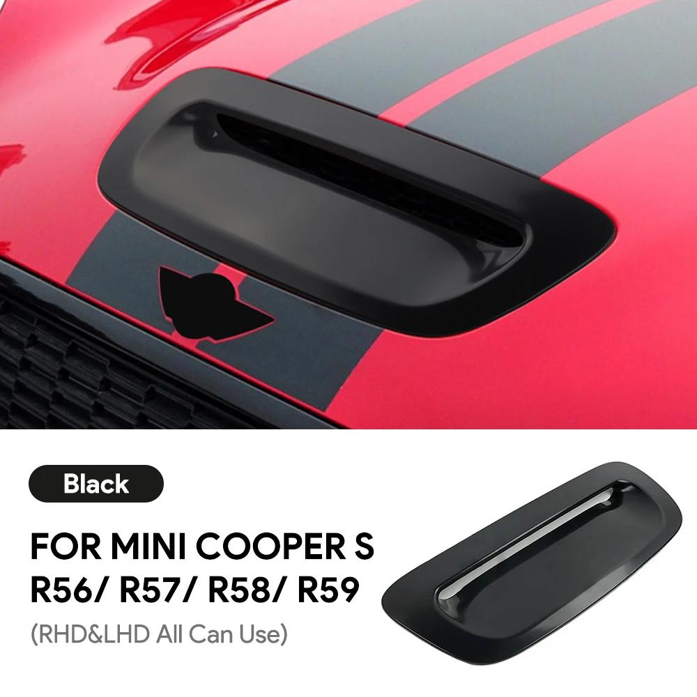 For Mini Cooper S JCW R56 R57 R58 R59 ABS Car Front Engine Hood Bonnet Vent Scoop Air Outlet Cover Trim Exterior Accessories