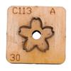 Flower Leather Cutting Die Solid Wood Carbon Steel Flower Shape Leather Cut Mold for Craft