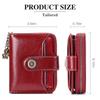 New PU Leather Women's Wallet Zipper Closure Multi-Card Holder Coin Purse Compact Waterproof Card Holder Daily Carry