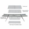 Stainless Steel Folding Barbecue Stove Rust-proof Barbecue Shelf Barbecue Grill  Camping