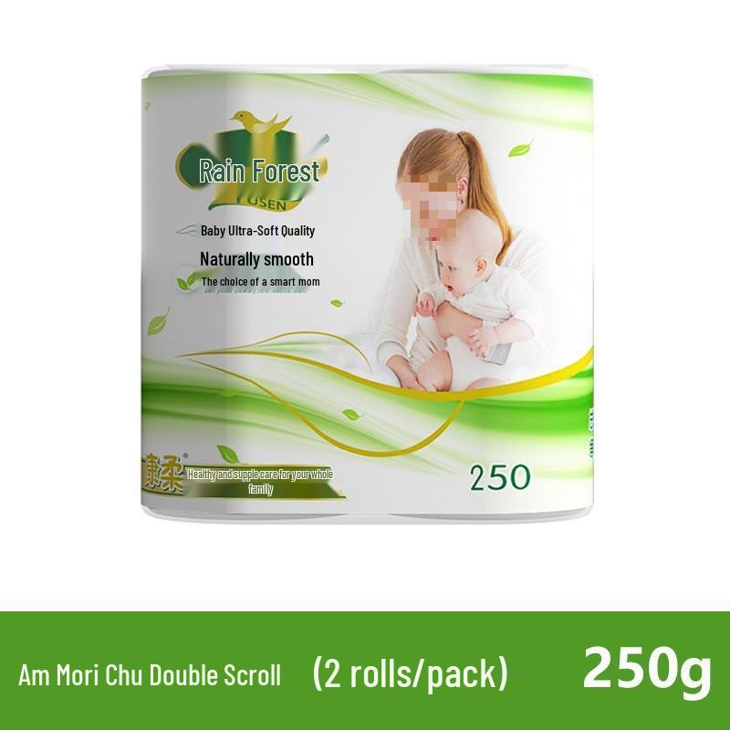 Yumori Coreless Double Roll Toilet Paper - Household Value Pack for Women & Babies