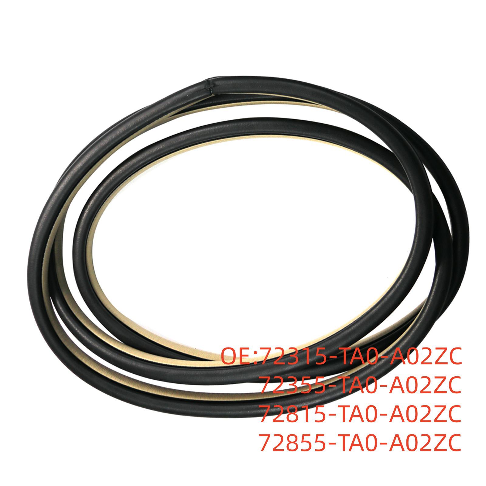 Compatible Honda Accord 08-13 Body Sealing Strip 72315-TA0-A02ZC 72355-TA0-A02ZC 72315-TA0-A02ZC 72355-TA0-A02ZC 72815-TA0-A02ZC 72