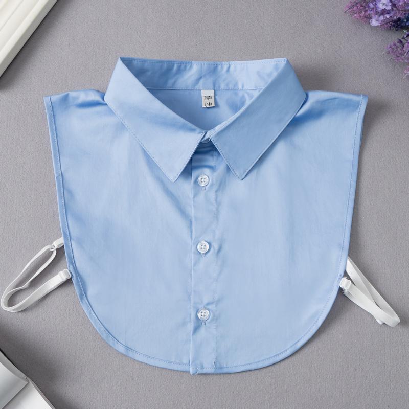 

Елегантний фальшивий комір чоловічий жіночий бавовняний фальшивий комір сорочка чоловіча знімний відстібний комір для чоловічого светра одяг аксесуари