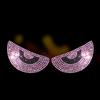 2pcs Diamond Crystal Car Body Devil Eyes Stickers Decal Decoration Car Accessories for Vehicle Body Sticker Windshield for Women