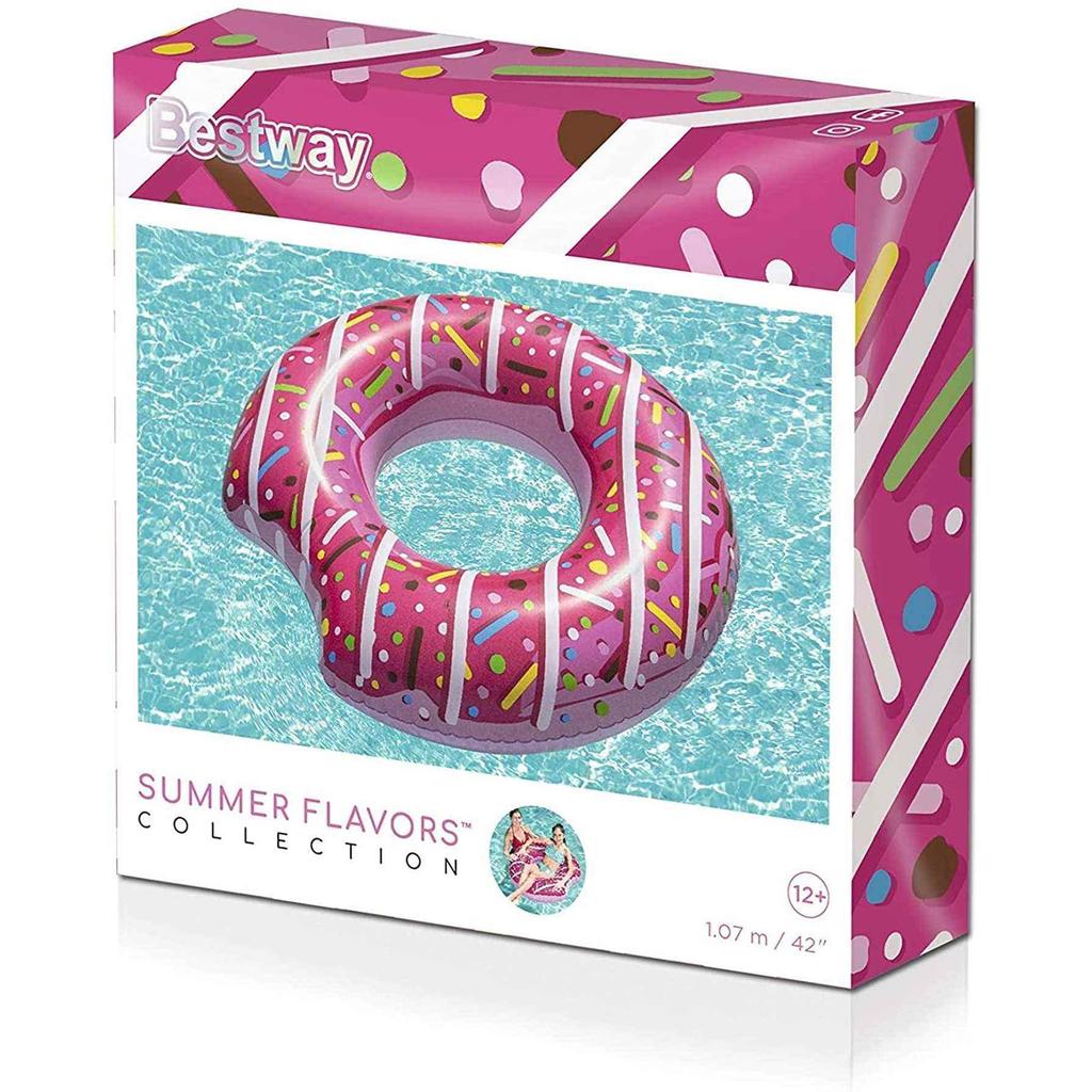 Bestway36118 Floating brown donut outer diameter inner diameter 40cm 1.07m