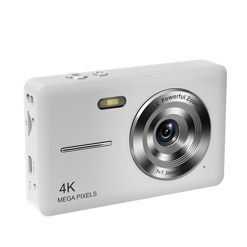 4K HD Mini Portable Camera with 16x Digital Zoom and Beauty Filters