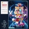 LOZ-1956 Luminous Mechanical Squirrel Sorcerer Puzzle Model Assembled Children's Adult Building Blocks Toy Holiday Gift