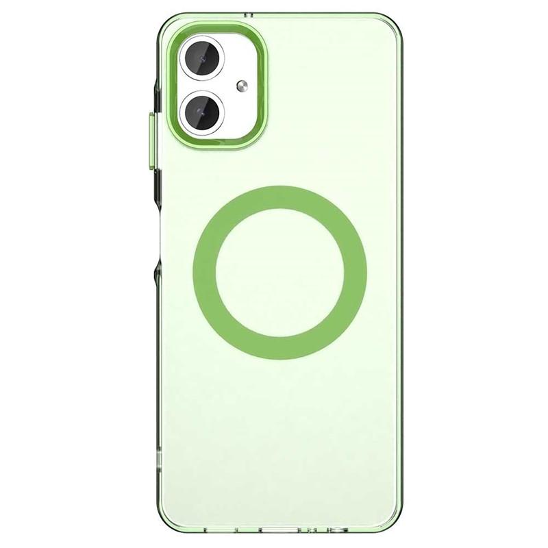 For Samsung Galaxy A06 4G Case Magsafe Wireless Charging Cover Samsung Galaxy A06 A16 A26 A36 A56 5G Matte TPU Phone Case Bumper