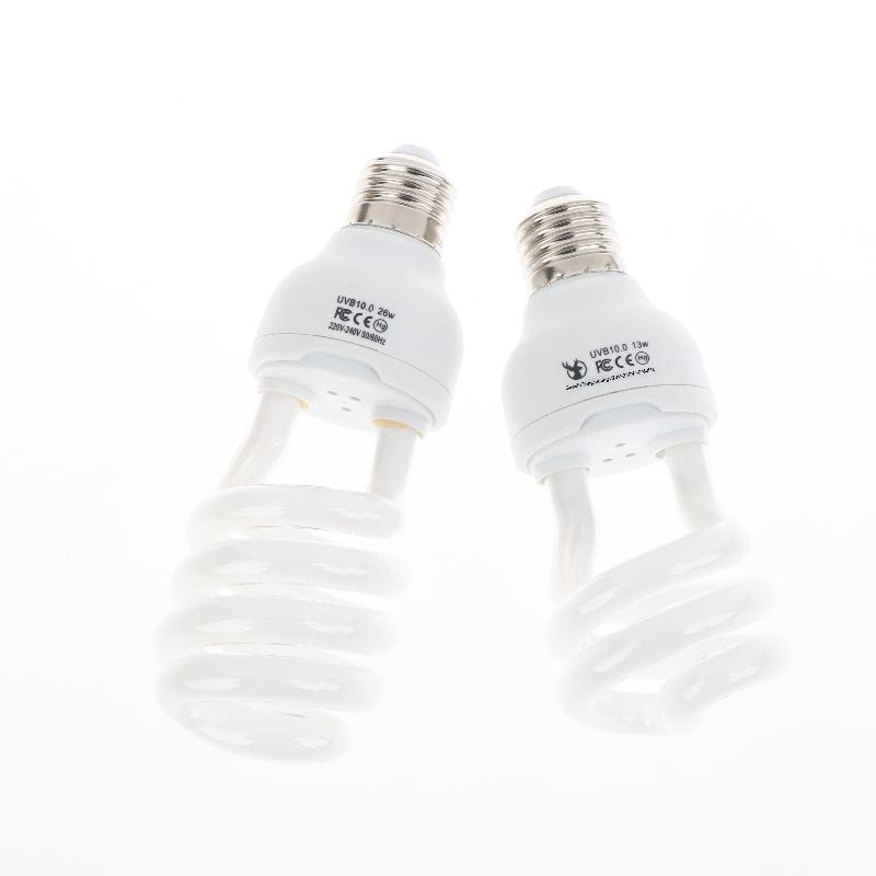 1 ks Lampy pro vyhřívání želv, ještěrek, hadů a plazů 13W/26W UV paprsky Energeticky úsporné světlo pro prohřívání terária 5.0 10.0 UVB lampa pro plazy