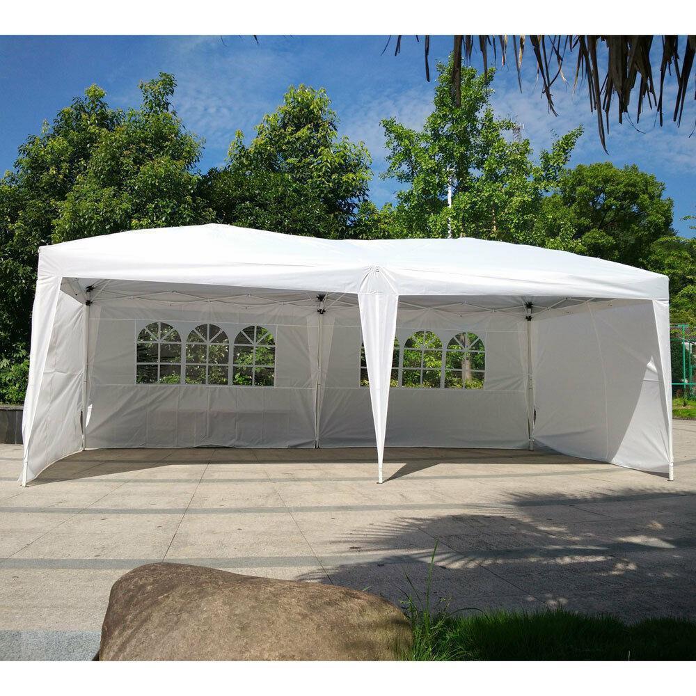 10 X20 EZ Pop UP Wedding Party Tent Waterproof Gazebo Canopy Heavy Duty Outdoor
