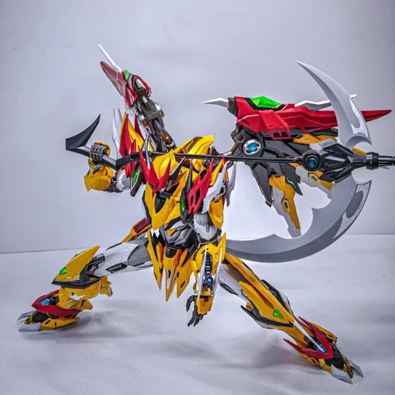 21cm Motor Nuclear MNP-XH01 Bai Qi Action Figure With Alloy Skeleton Expandable Wings Desktop Decoration Assembly Model Kit Gift