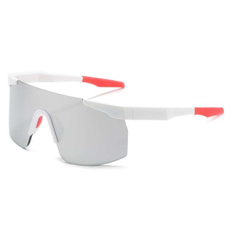 Colorful Bicycle Glasses Men'S Personality Trend One-Piece Sunglasses Outdoor Sports Sunglasses