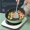 Wok Antiderente de Bambu Verde Pedra 30cm