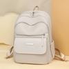 Women's Solid Color Backpack Lightweight Large Capacity Backpack