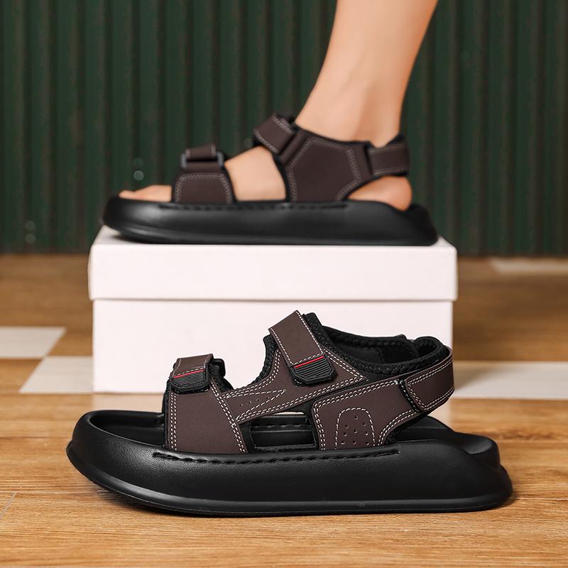 Fashion CYYTL Mens Summer Sandals Casual Shoes Beach Sneakers Outdoor Walking Comfort Luxury Designer Fashion Sport Breathable Leather