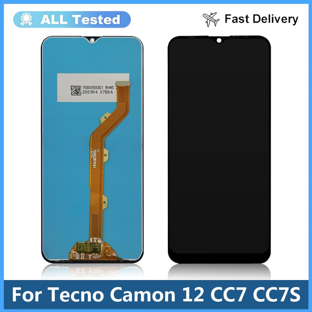 LCD Screen and Digitizer Full Assembly For Tecno Camon 12 CC7S