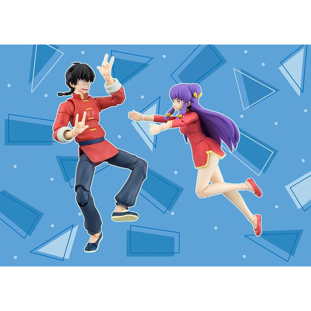 TAMASHII NATIONS S.H. Figuarts Ranma 1/2 Ranma Saotome 140mm PVC ABS Action Figure