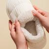 Cotton Slippers for Women In Autumn and Winter, Home Non-slip Plus Velvet Couple Cotton Slippers for Men In Winter