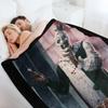Terrifier movie horror art the clown poster film Throw Blanket Decoratives Luxury Brand for babies Single Blankets