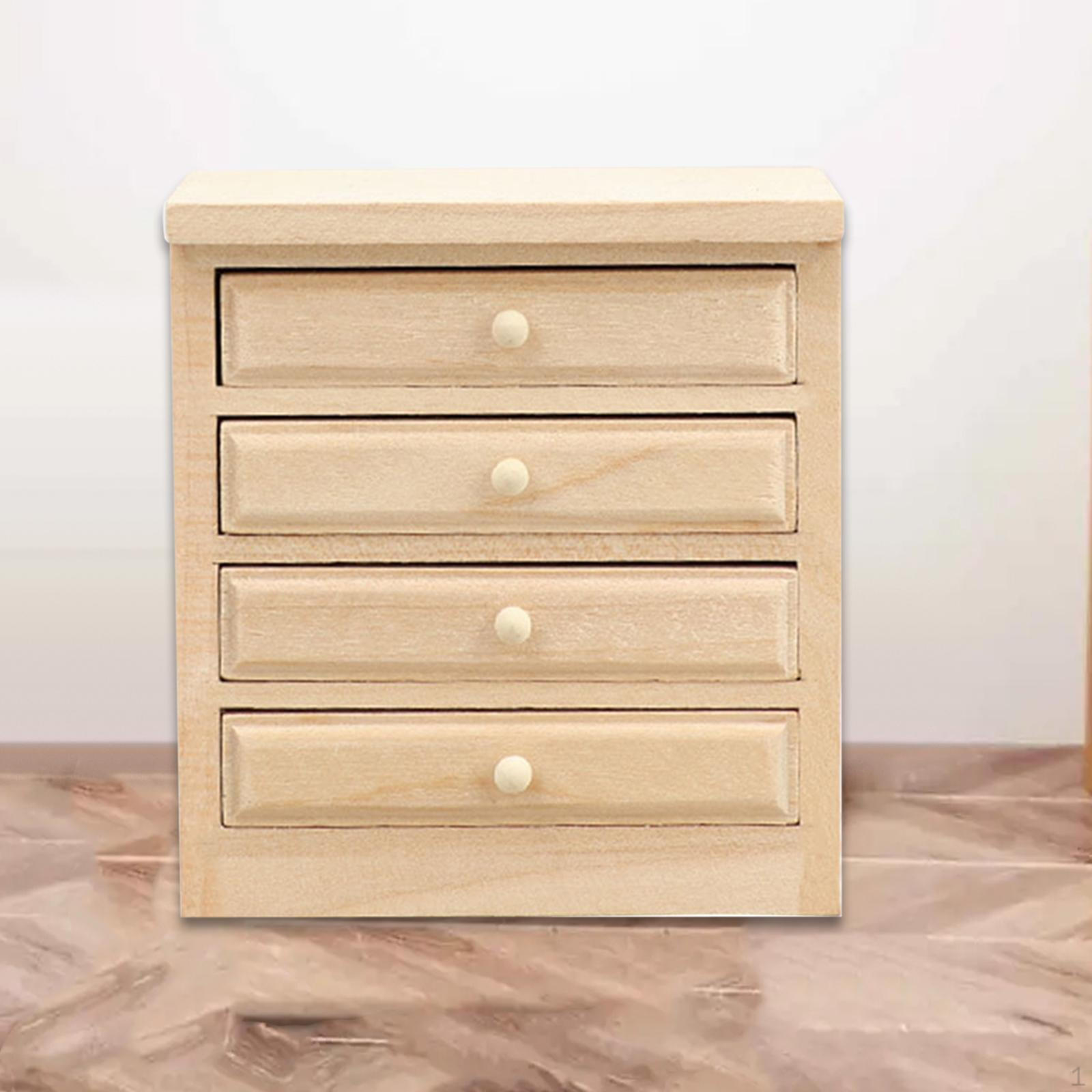 1/12 Кукольный Дом Мебель Шкаф Модель Игрушка Микро Сцена Портативный Имитация — фото 7