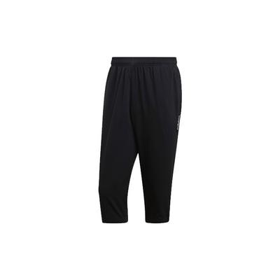 3/4 Woven Tapered Training Running Pants Men Bottoms Black DQ3107
