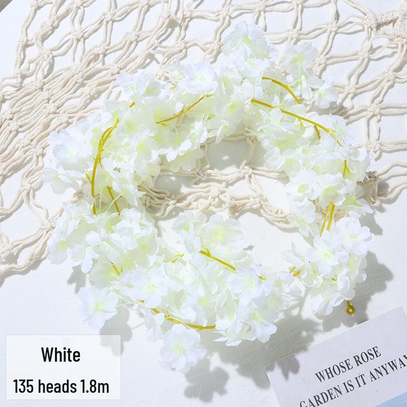 

135-Головная Искусственная Лоза из Цветущей Сакуры и Персика для Свадебного Декора