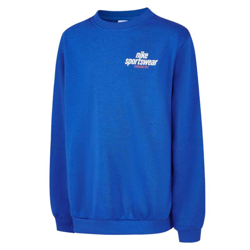 

Толстовка Nike Sportswear Pullover Sweatshirt Детская толстовка синяя HJ2674-480 S