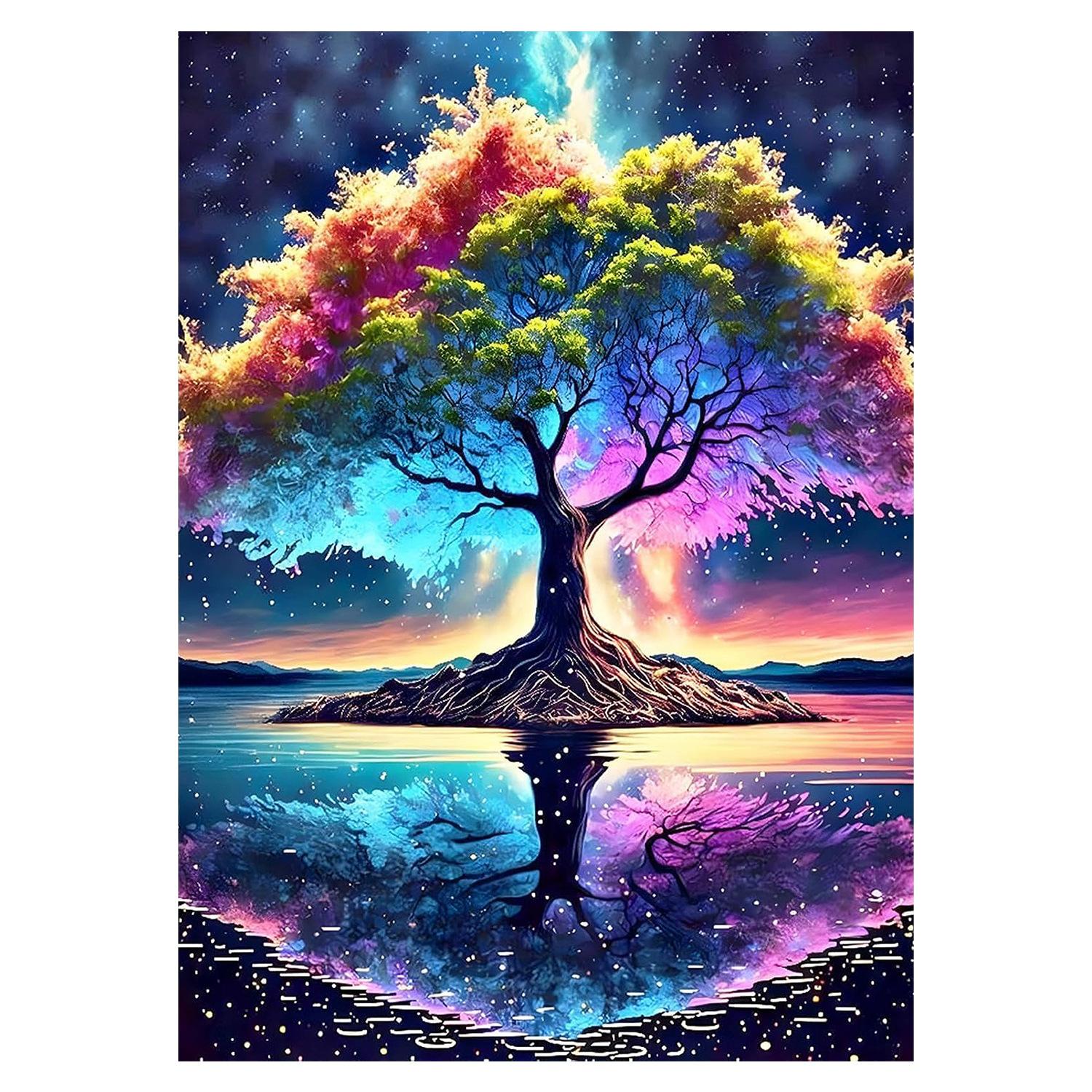 

BEPAN 5D DIY Diamond Painting Landscape Animals People Flower Full Drill Cross Stitch Wall Art Home Decor Household Goods 30*40cm