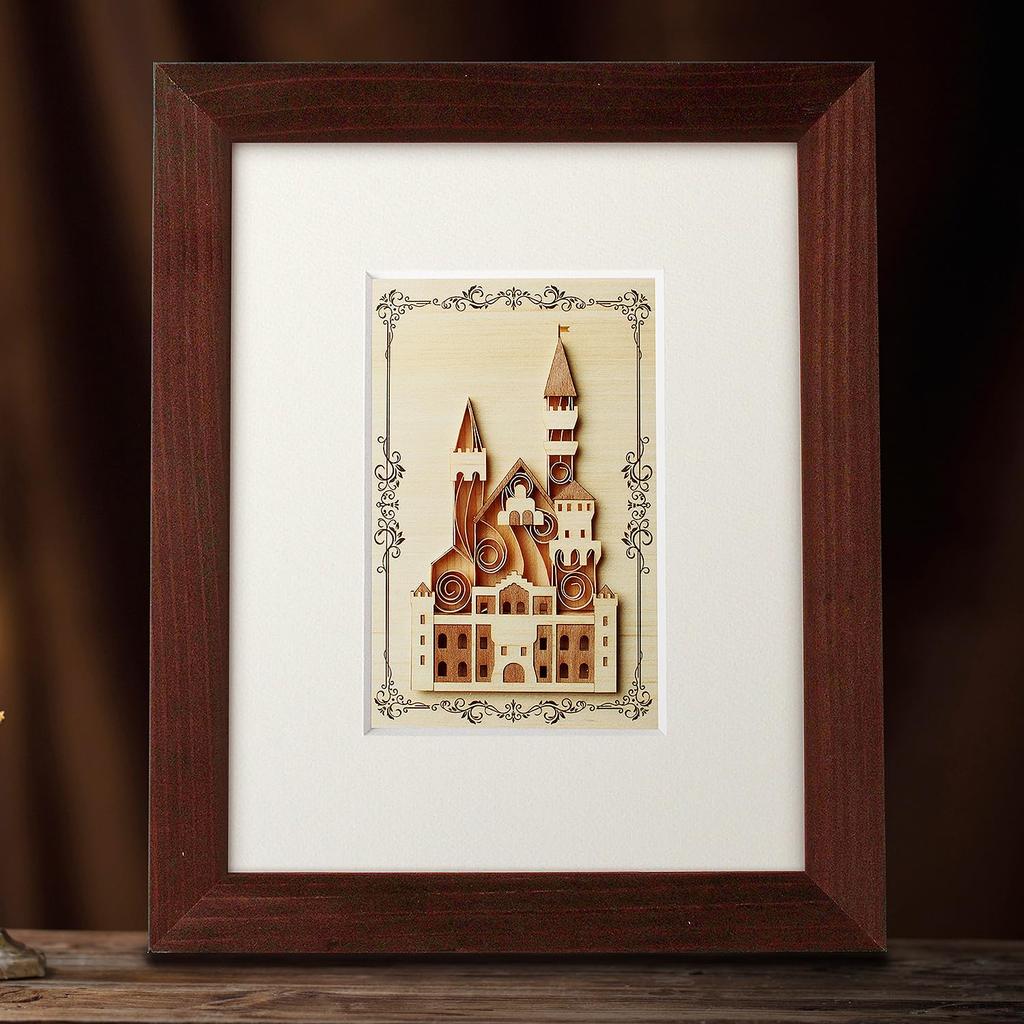 KINOWA "Little Bavaria" Quilling Castle Kit, Original Handmade, Made In Japan