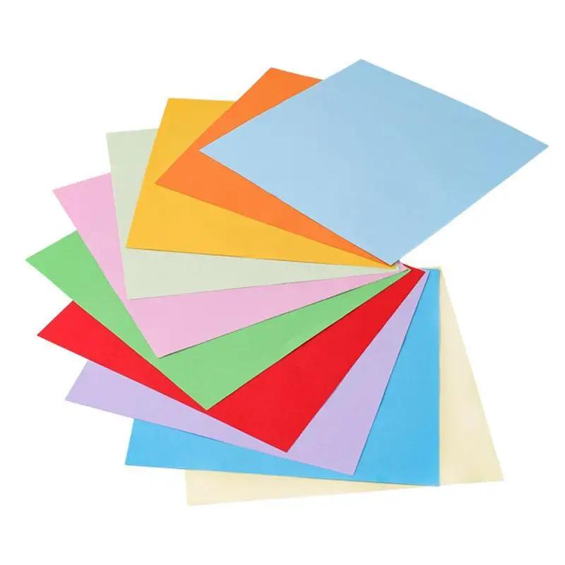 100 Pcs Mixed Colorful Origami Paper Set Handmade DIY Supplies For Kids Creative Paper Cutting Craft Materials