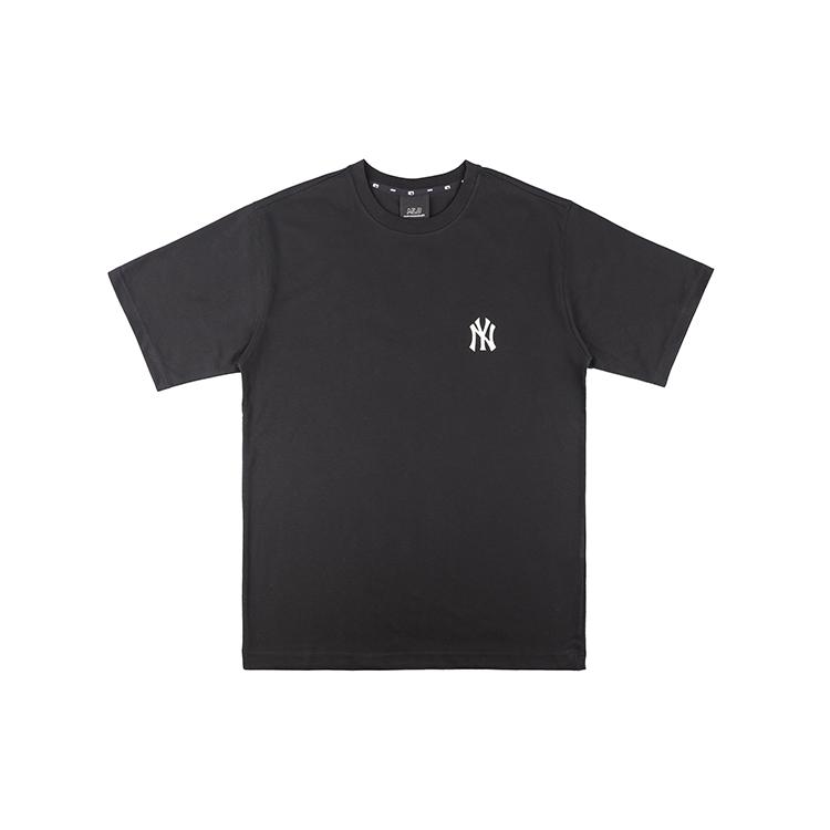 MLB New York Yankees T Shirts Unisex Black Crew Neck Moderate Straight Fit 31TS33131-50L