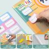 10PCS Clear Plastic Book Wraps Book Covers for Students Water Resistant Friendly Design Textbook Protectors