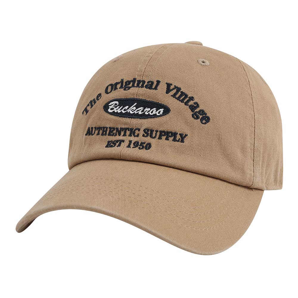 BUCKAROO Arch Ball Cap Light Beige